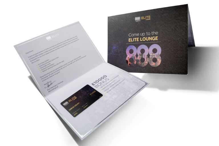 VIP mailer with custom card